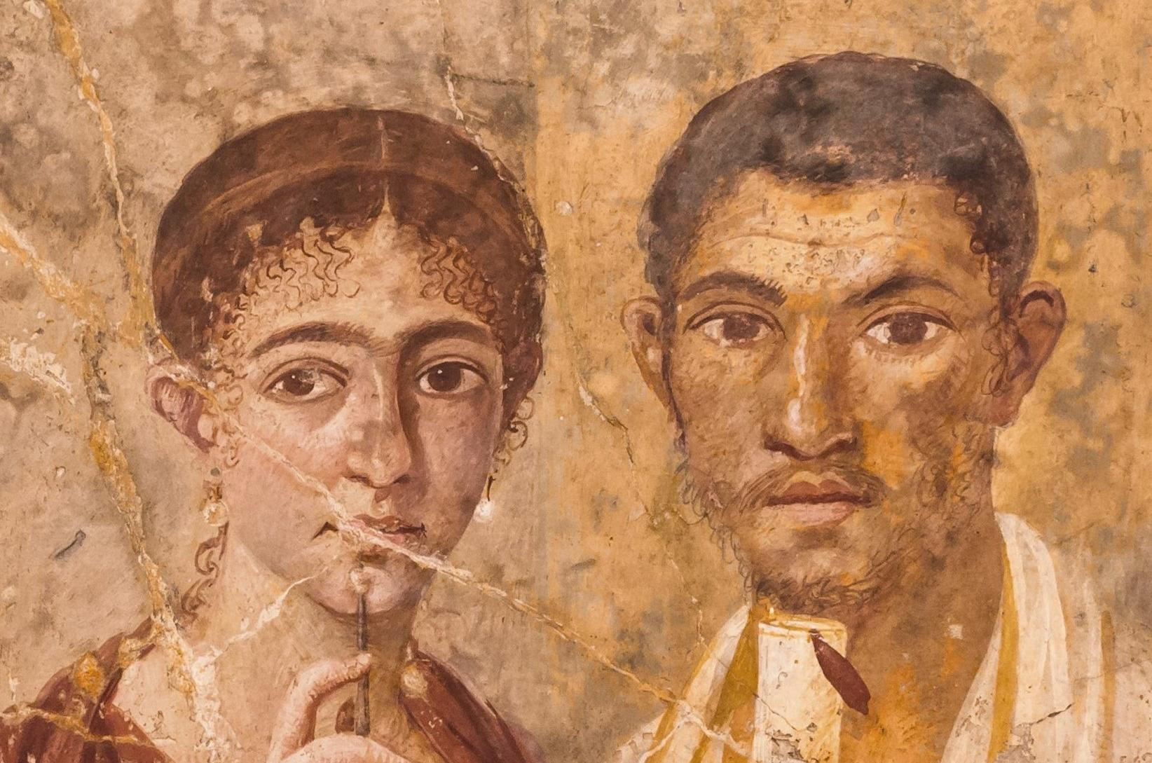 roman paintings women